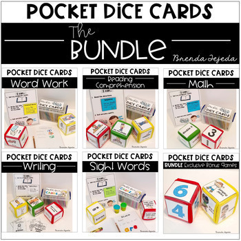 Preview of Pocket Dice Cards: The Bundle