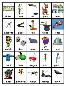 Pocket Picture Vocabulary Flash Cards 501-600 by Complabteacher | TpT