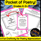 Pocket Poetry Fun for National Poetry Month!  (K-2)  Low Prep! :)