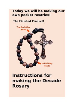 Preview of Pocket Rosary Craft Project – Step-by-step Instructions for Crafting and Prayer