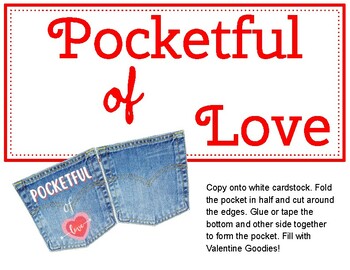 Preview of Pocket full of Love Holders