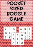 #AUSBTS19 Pocket sized Boggle Spelling activity {40 games!}