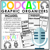 Distance Learning | Podcast Graphic Organizers | Reflectio