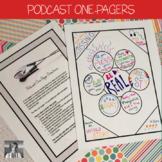 One-Pager Activity for Any Podcast (Distance Learning)