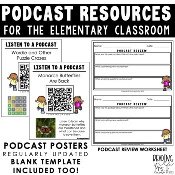 Preview of Podcast Resources for the Elementary Classroom