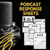Podcast Response Sheets (multi-level) Bundle