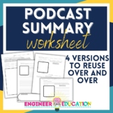 Podcast Summary Worksheet: Learning Extension for any Topic