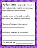 Podcasting: A Packet for Elementary Podcasters
