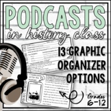 Podcasts in History Class Graphic Organizers (use with any
