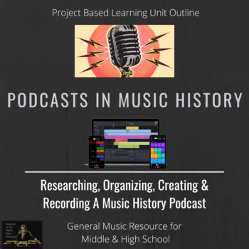 Preview of Podcasts in Music History: Student Podcast Creation | General Music Unit Project