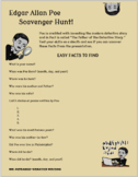 Poe Scavenger Hunt worksheet (DOC)