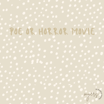 Preview of Poe or Horror Movie? Bulletin Board