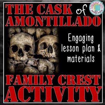 Preview of The Cask of Amontillado Family Crest Activity