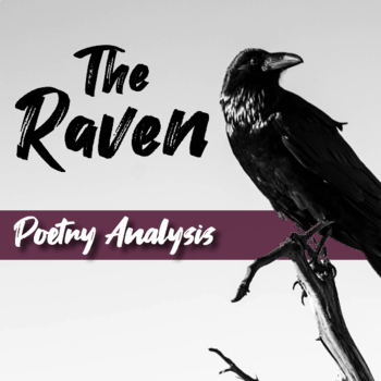 Preview of The Raven Poetry Analysis | Poem Close Reading