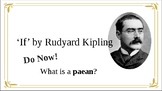 Poem Analysis 'If' by Rudyard Kipling