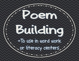 Poem Building for Word Work~Thanksgiving Five Little Turke