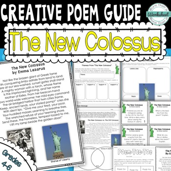 Preview of Poem Guide: The New Colossus by Emma Lazarus