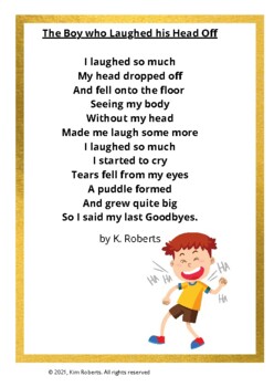 Preview of Poem & worksheets - Humour