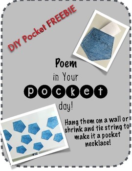 Preview of Poem In Your Pocket Day FREEBIE!