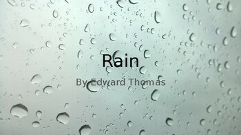 rain edward thomas