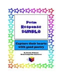 Poem Response BUNDLE Quest.,Quizzes&Assessment for 18 diff
