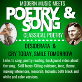 Poem Song Pairings 2: Classical Poetry and Modern Music