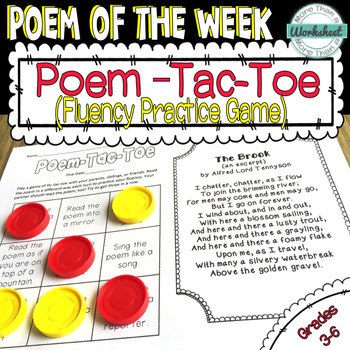 Preview of Poem of the Week Fluency Practice {50 poems included!}