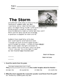 Poem - The Storm (FREE Reading Passage)