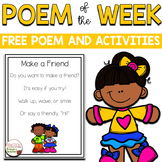 Poem and Activities for Shared Reading FREEBIE