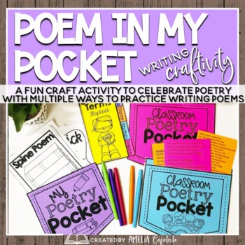 Preview of Poem in My Pocket {Craftivity and Writing}