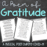 Poem of Gratitude - Musical Poem During COVID-19 for Dista