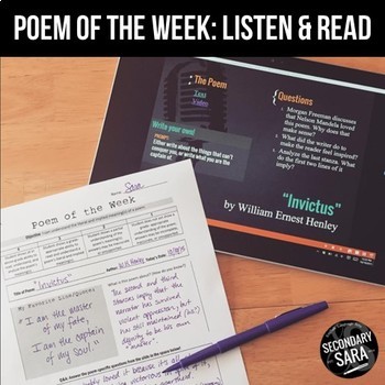 Preview of Poem of the Week Collection: a YEAR of Multimedia Poetry!