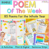 Poem of the Week - 85 Poems & Shared Reading Activities Bundle - Poetry Month