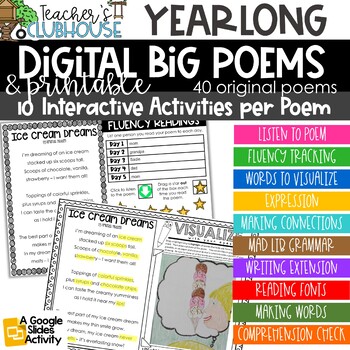 Preview of Poem of the Week BUNDLE {Weekly Poem Work for the YEAR} - Digital Included
