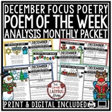 Poem of the Week December Winter Poetry Analysis Reading C