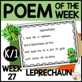 Poem of the Week LEPRECHAUN K & 1st Grade Shared Reading P