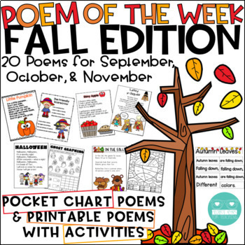 Poem of the Week Pack - Fall Edition by Heart Eyes for Teaching | TpT
