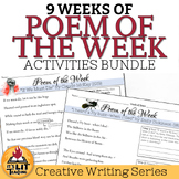 Poem of the Week Poetry Analysis Worksheets Bundle | Print