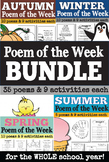Poem of the Week for the Whole School Year BUNDLE