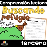 Poema Buscando refugio Poetry in Spanish 3rd grade Reading