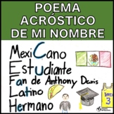 Poema acróstico de mi nombre - a lesson for heritage speakers
