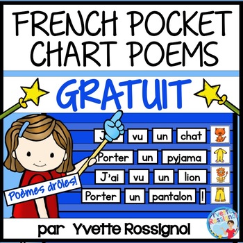 Preview of Poème GRATUIT | FREE French Pocket Chart Poem