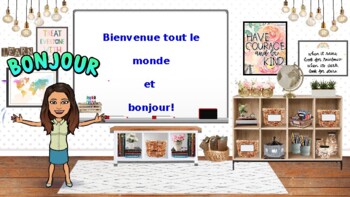 Preview of Acrostic Poem, Poetry, French Immersion, Core French, Art