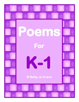 Preview of Poems For K-1