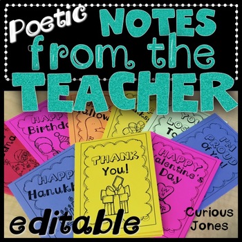 Preview of Notes From The Teacher: Thank You, Holiday, 1st Day of School, Lost Tooth & more