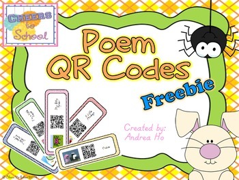 Preview of Poems QR Codes Freebie