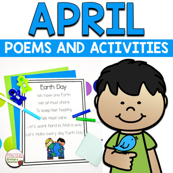 Preview of Poems and Activities for Shared Reading April Earth Day