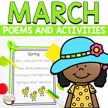 Preview of Poems and Activities for Shared Reading March
