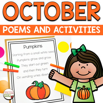 Preview of Poems and Activities for Shared Reading October