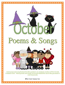 Preview of Poems and Songs for October